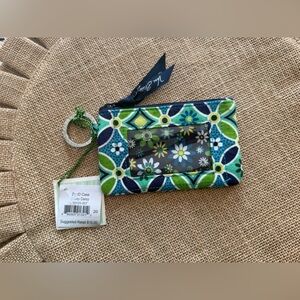Vera Bradley Geometric Floral ID Case Daisy Daisy Retired Pattern